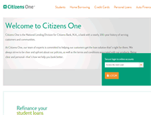 Tablet Screenshot of citizensone.com